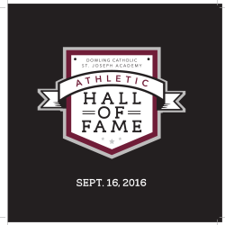 2016 Program Book - Dowling Catholic High School