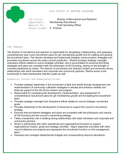 Job Title - Girl Scouts of Eastern Oklahoma