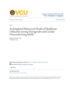 An Integrated Behavioral Model of Healthcare Utilization among