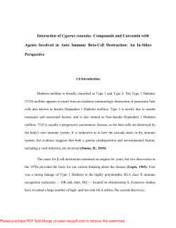 Interaction of Cyperus rotundus Compounds and