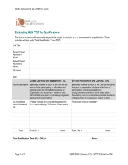 Allocating Levels to Units