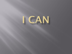 I CAN