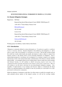 4.2: Disaster Mitigation Strategies 4.2.1: Introduction