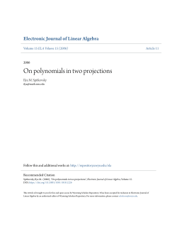 On polynomials in two projections