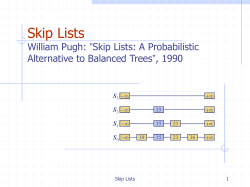 Skip Lists