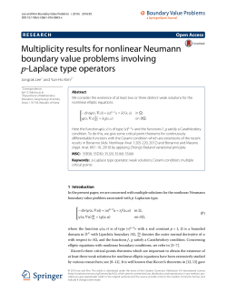 Multiplicity results for nonlinear Neumann boundary value problems