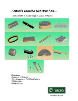 Stapled Tuft Brushes