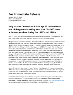 Sally Hazelet Drummond Obituary
