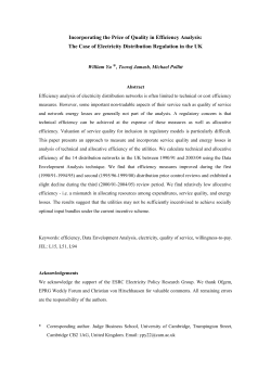 Incorporating the Price of Quality in Efficiency Analysis: The Case of
