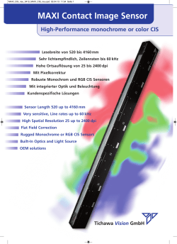 MAXI Contact Image Sensor
