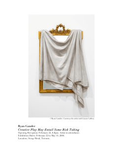 Ryan Gander Creative Play May Entail Some Risk Taking