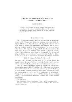 THEORY OF NON-LC IDEAL SHEAVES