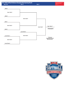 2017 NAIA Softball National Championship Opening Round