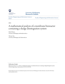 A mathematical analysis of a membrane - Research Online