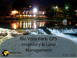 Rio Vista Park: GPS Inven