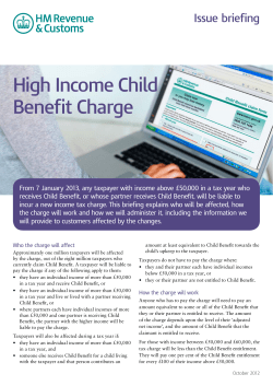 High Income Child Benefit Charge