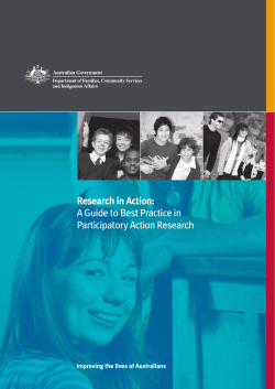 Research in Action: A Guide to Best Practice in Participatory Action