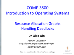 Lec08a-Resource Allocation Graphs