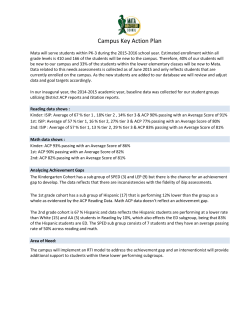 Campus Key Action Plan