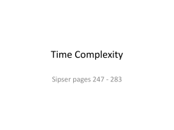 Time Complexity