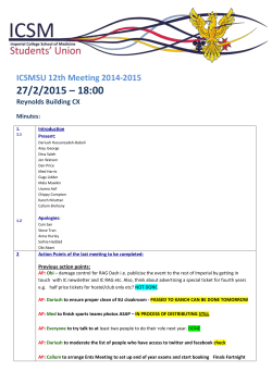 ICSMSU 12th Meeting Minutes 27.2.15