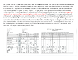 FALL RIVER COUNTRY CLUB-FORMAT-Front nine