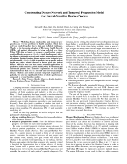 Constructing Disease Network and Temporal