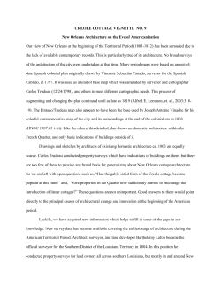 CREOLE COTTAGE VIGNETTE NO. 09. The Eve of Americanization