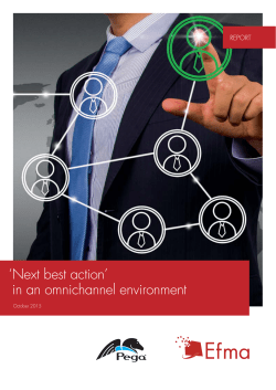 Efma Pegasystems - Next best action marketing.indd