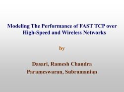 Fast TCP over Wireless