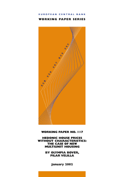 Hedonic house prices without characteristics