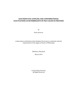 3 Conformational Reorganization of the Backbone