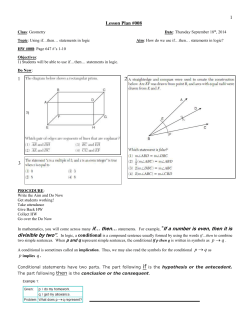 Calculus Fall 2010 Lesson 01