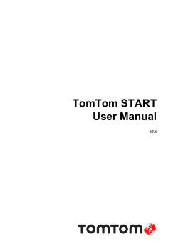 TomTom START User Manual