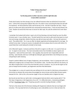 &ldquo;I Wish I`d Never Been Born&rdquo; Job 3:1-10 &ldquo;Let the day perish on which