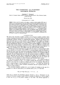 THE SYMMETRIC ALL-FURTHEST