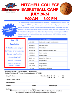Basketball Camp Flyer