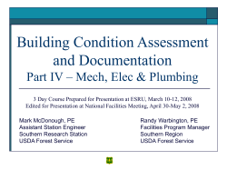 Basic Building Condition Survey and Documentation
