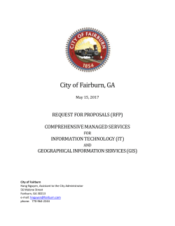 IT Managed services * Request for Proposal