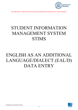 Log in - The Department of Education