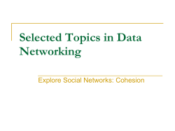 Advanced Computer Networks: Part 2