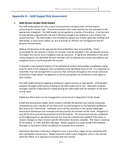 NROG Appendix G &ndash; GAR Rappel Risk Assessment