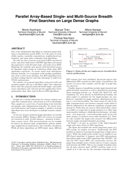 Parallel Array-Based Single- and Multi-Source Breadth First