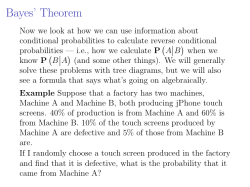 Bayes` Theorem