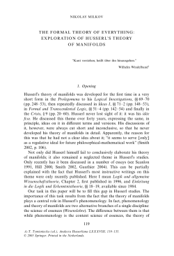 THE FORMAL THEORY OF EVERYTHING: EXPLORATION OF