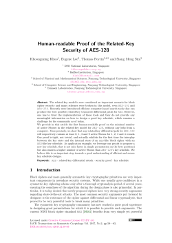 Human-readable Proof of the Related-Key Security of AES-128