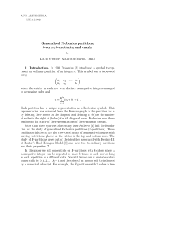 Generalized Frobenius partitions, k-cores, k
