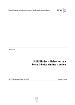 Shill Bidder`s Behavior in a Second-Price Online Auction