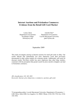 Price Dispersion in Internet Auctions of Homogeneous Goods
