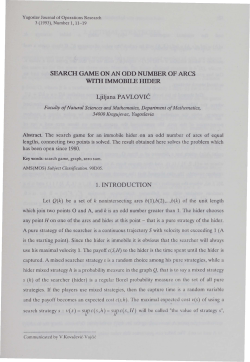 Search Game on an Odd Number of Arcs with Immobile Hider